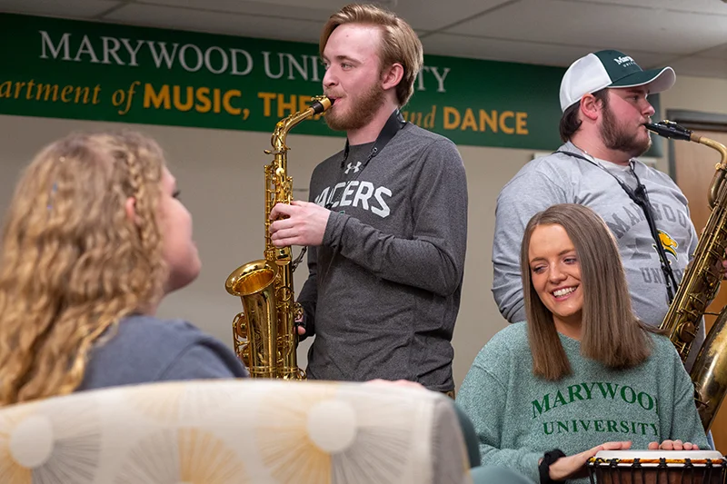 students playing different instruments The Transformative Power of Music: Studying at Marywood University